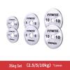 Wingzhu 35kg Steel Barbell Weight Plate Set