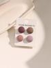 Colorful Magnetic Clasp Brooch Set: Strong Round Magnet Buckle for Shawls and Scarves