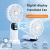 Folding Fan Mini Portable Hand-Held Fan Rechargeable Multifunctional Fan With Display Screen Neck Hanging Fans