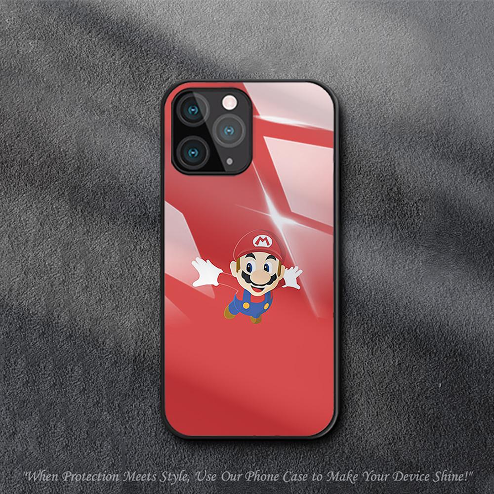 Red Green Marios-Super Cartoon Case For iPhone Samsung Galaxy Redmi Note S 17 16 15 14 13 20 24 25 54 Pro Max Ultra Fe Air Tempered Glass Cover