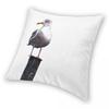 Grumpy Seagull Pillowcase Polyester Linen Velvet Pattern Zip Decorative Throw Pillow Case Car Cushion Cover