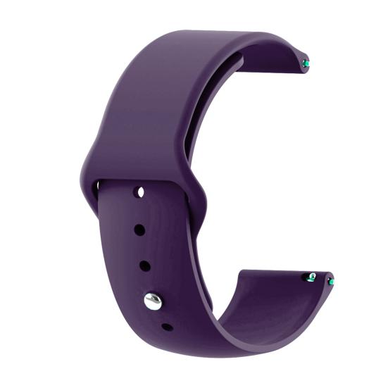 20mm Universal Waterproof Silicone Watch Strap Sport Watchband Bracelet Replacement for SAMSUNG Galaxy Watch 3 41mm/Active 2 42mm