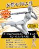 CHALAN Drawing Articulated Figure with Stand by Professional Manga Full Body Human Anatomy Drawing Base Muscular Drawing Character Sketch Model Gray