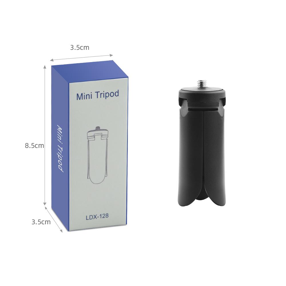 

BRDRC Universal Phone Stabilizer Portable Mini Tripod Camera Stand with 1/4 Screw for DJI Pocket 3/Osmo Pocket 2 Table Tripod чёрный