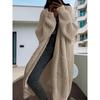 2026 New Autumn and Winter Lazy Wind Long Sweater Jacket Women's Loose Versatile Bottom Long Sleeve Knitted Cardigan