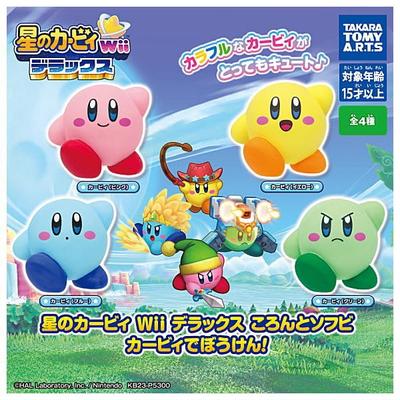 Deluxe Soft Vinyl Figures for Wii Set of Capsule Toy Kirby's Adventures! [Complete 4]