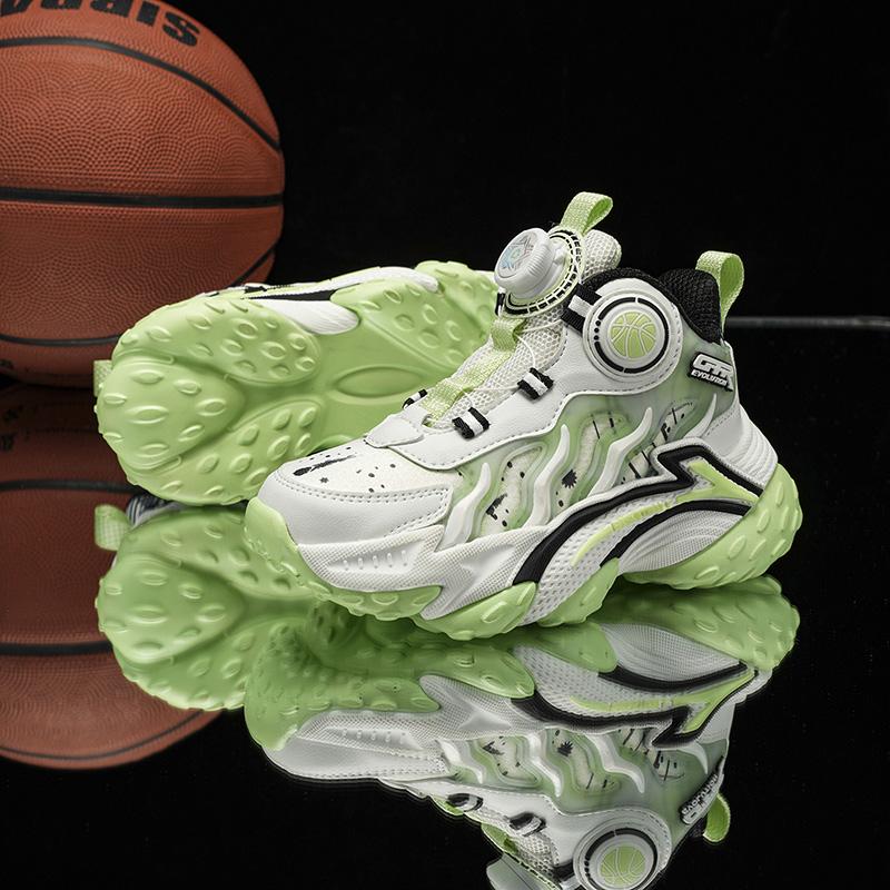 2026 Autumn/Winter New Zhongda Children's Basketball Shoes Outdoor Comfortable Sports and Leisure Shoes Size 31-40
