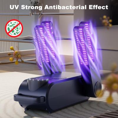 UV Schuhtrockner Faltbarer Schuhtrockner mit intelligentem Timer Haushalt Deodorierend Sterilisierend Schuh-Trockenmaschine Stiefeltrockner Heizung