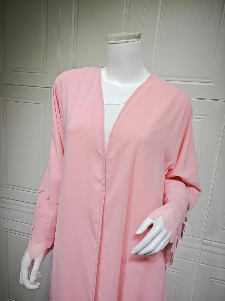MQ229 Middle East Chiffon Solid Color Abaya & Cardigan Womenswear