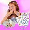 Amagoing Nail Art Studio for Girls, Nail Polish Kit for Kids Age 6-12 Year Old, 3 In 1 Nail Polish Pen, Nail Dryer, Fashion Stickers, Glitter,