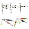 Bearing Barrel Fishing Swivels Luminous Fishing Snap Tackle Fishing Pin Connector Squid Jig