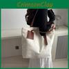 Fashionable Canvas Tote Bag 2024 Summer Trendy Street Style Casual Crossbody Bag For Women