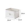 Cotton Linen Storage Bin With Waterwash And Multiuse Design For Home Organization