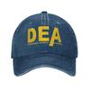 Summer DEA Drunk Every Afternoon Baseball Cap Sun  SunProof Design Washed Trucker Hat Couple Women Casual Hippie Baseball Caps