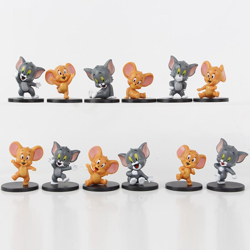 Fun Tom And Jerry Pvc Blind Box Toy Figures Collectible Models For All Ages