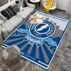 Tampa Lightning Logo Area Rug Suitable for Indoor And Outdoor,Carpets for Kitchens, Homes, Offices, Living Rooms,Home Decor,Christmas Gift