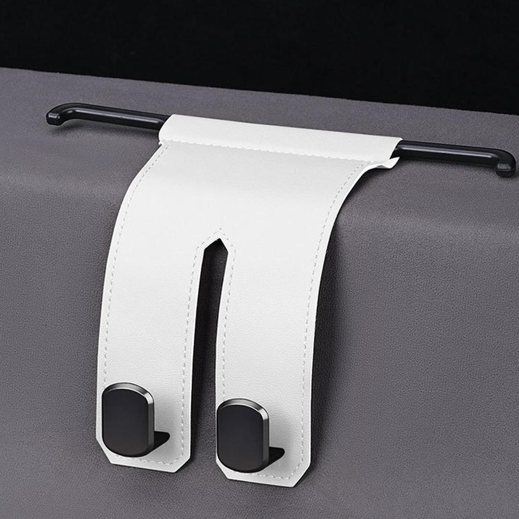 Purse Hooks For Car Metal Double-Head Phone Holder Car Purse Hook Seat Storage Organizer For Automotive Interior Truck Sedan SUV