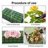 Floral Foam Cage Flower Cage Holder with Foam for Alive/Artificial Flowers Arrangement Wet Floral Foam Blocks for Wedding Birthdays Home Decor