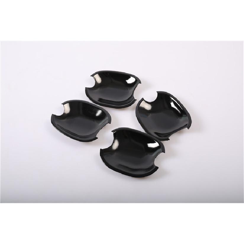 Applicable01-18ToyotaAvensis VersoHandle Carbon Fiber Pattern Door Handle Bright Black Door Handle Bowl