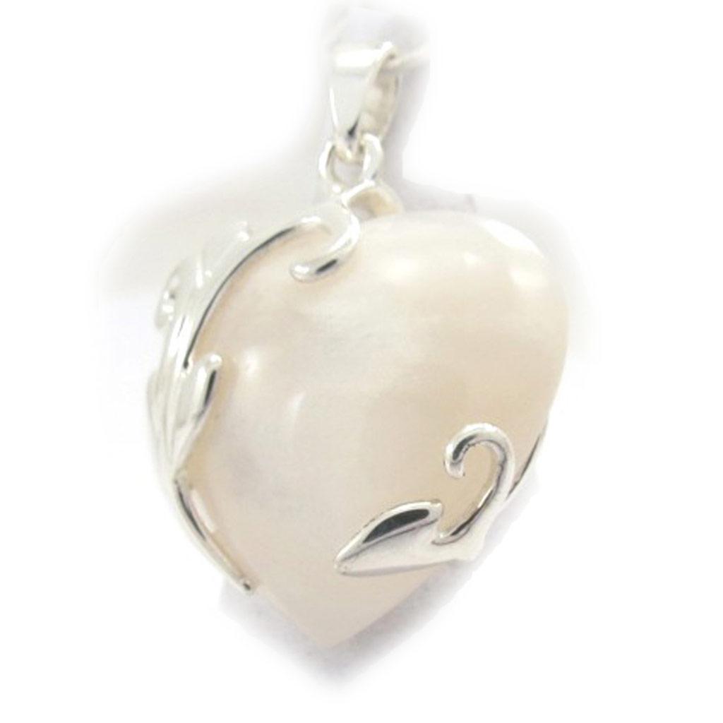 Les Trésors De Lily [G1609] - Silberanhänger 'Farinelli' Perlmutt