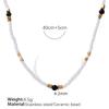 New Chinese Retro Beaded Necklace Design Summer Clavicle Chain Jewelry Women's Simple High