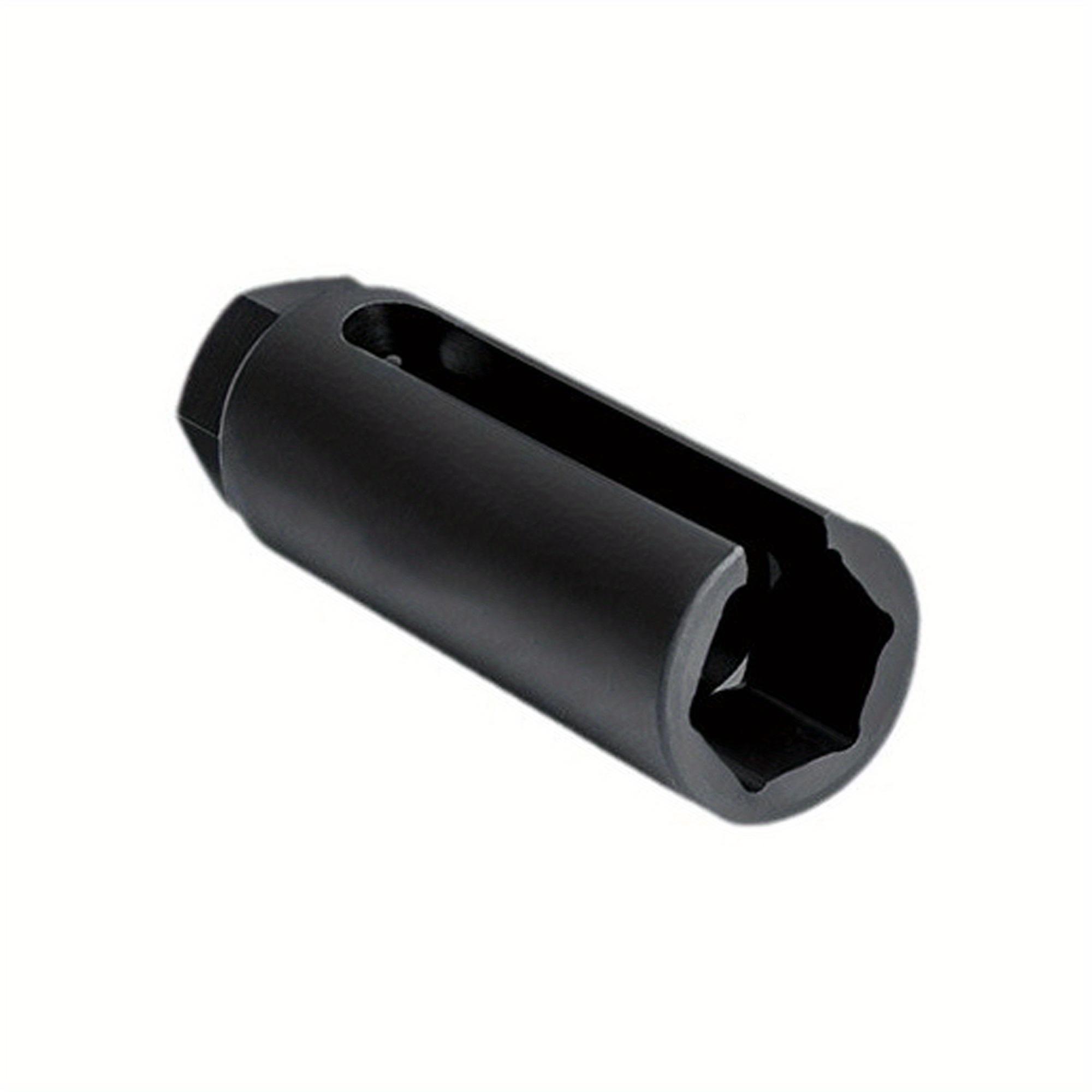 

1Pc Automotive oxygen sensor disassembly and installation tool, 22mm 1/2 inch drive socket wrench maintenance special tool чорний