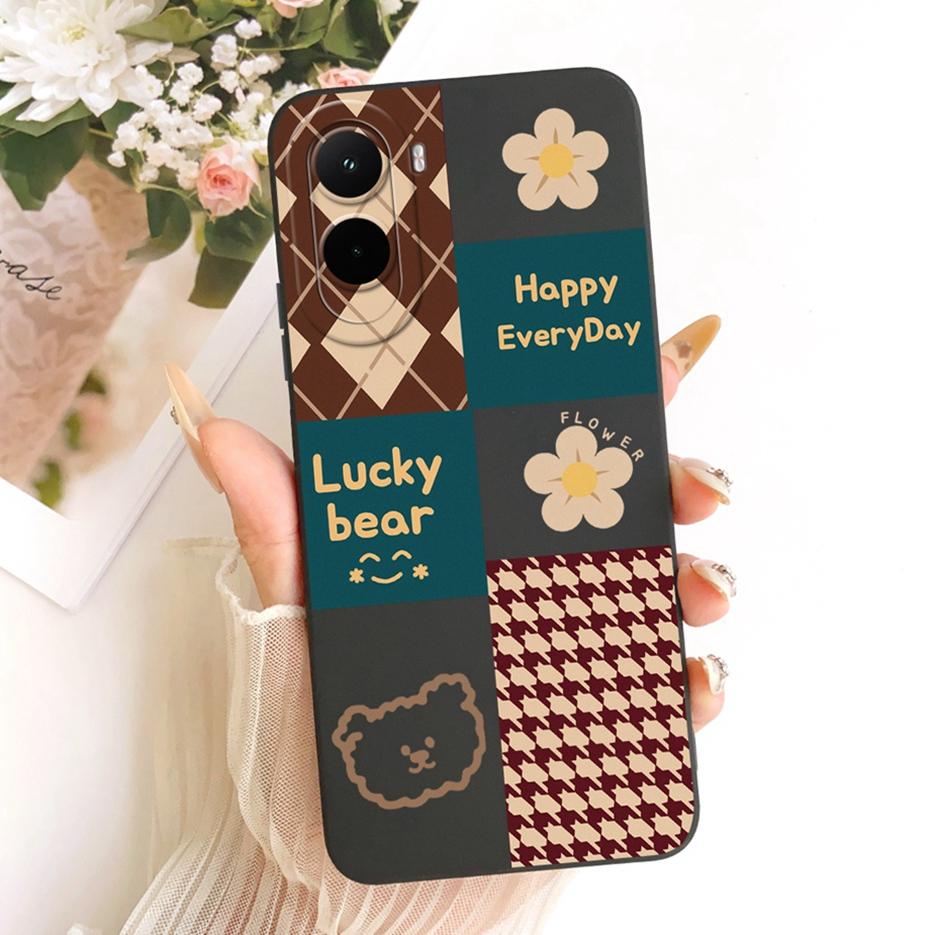 For Xiaomi Poco M7 Plus Case PocoM7 4G Pretty Girl Sunfower Painted Phone Case For Xiaomi Poco M7 Pro PocoM7 Plus 5G Soft Fundas