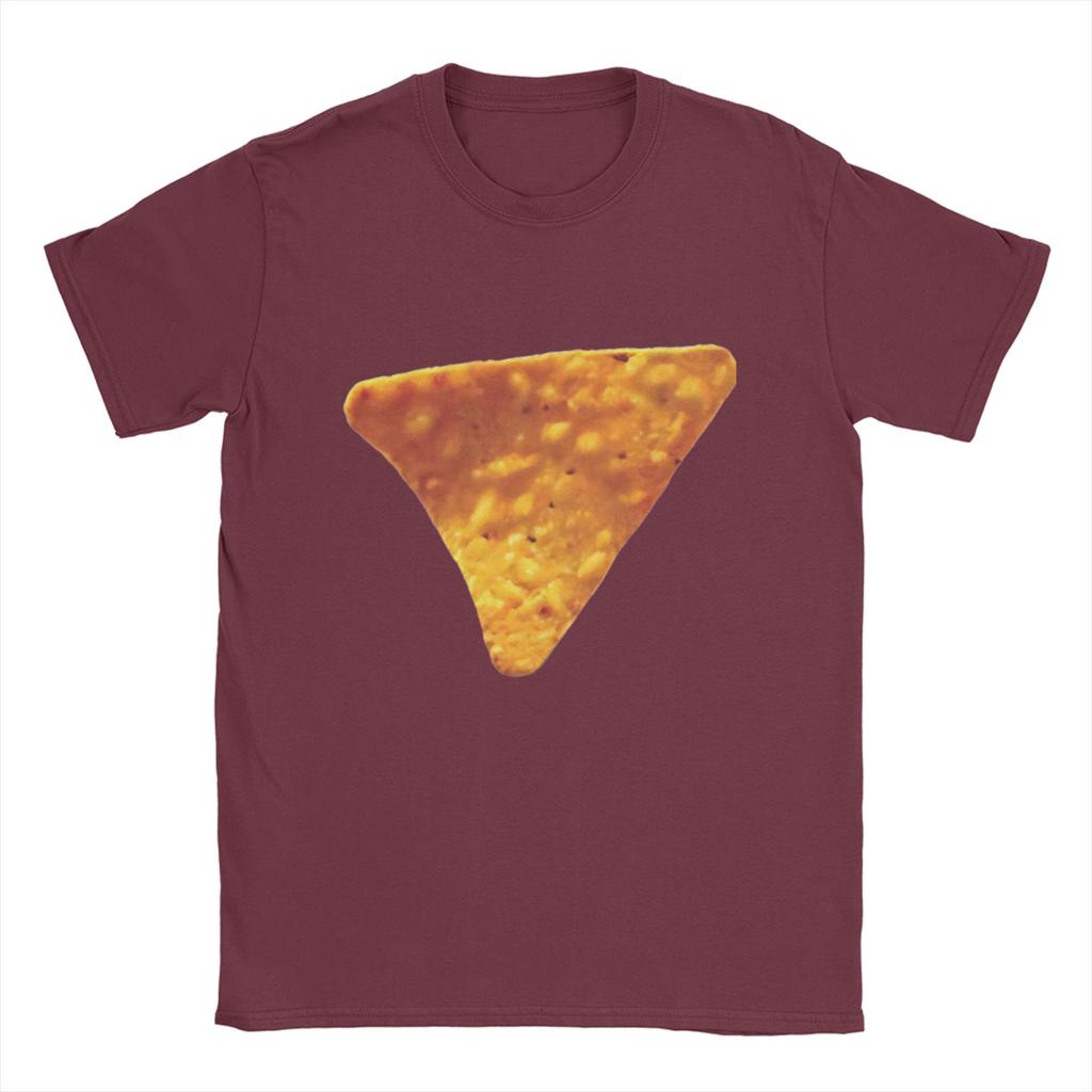 Vintage Dorito Tortilla Chip TShirt for Men Round Collar 100 Cotton T Shirt Short Sleeve Tees Gift Idea Clothing