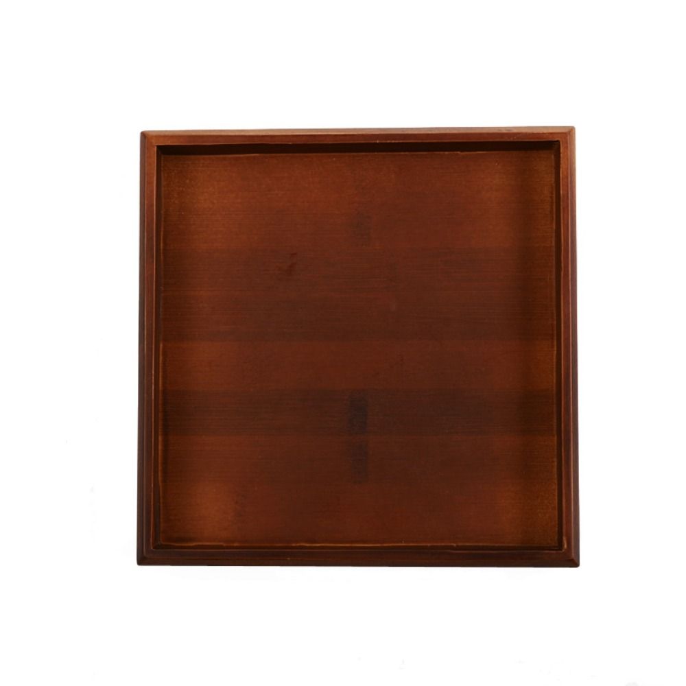 Bamboo Wooden Tea Tray Rectangular Dinner Plate Tableware Serving Tray  Hotel