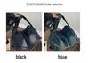 Retro Distressed Denim Crossbody Bag - New 2026 Large Capacity, Simple Casual Shoulder Bag for Women