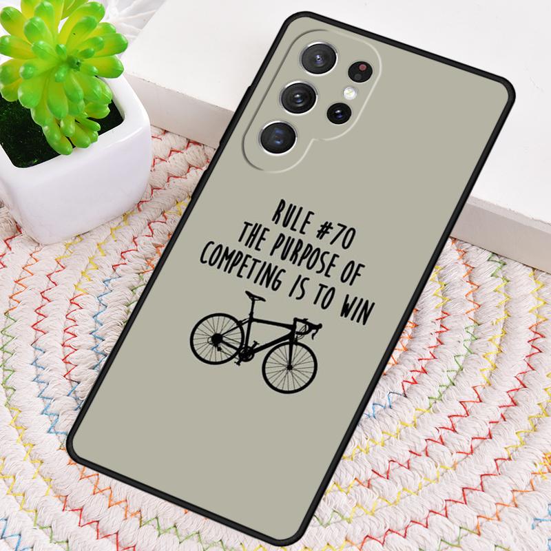 Mountain Bike Cycling Silicone Phone Case For Samsung Galaxy note 10 pro S26 S25 S24 S23 S22 S21 Plus S25Ultra Capa Cover