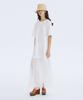 Bundercammer Bare Back Shirring Dress_White