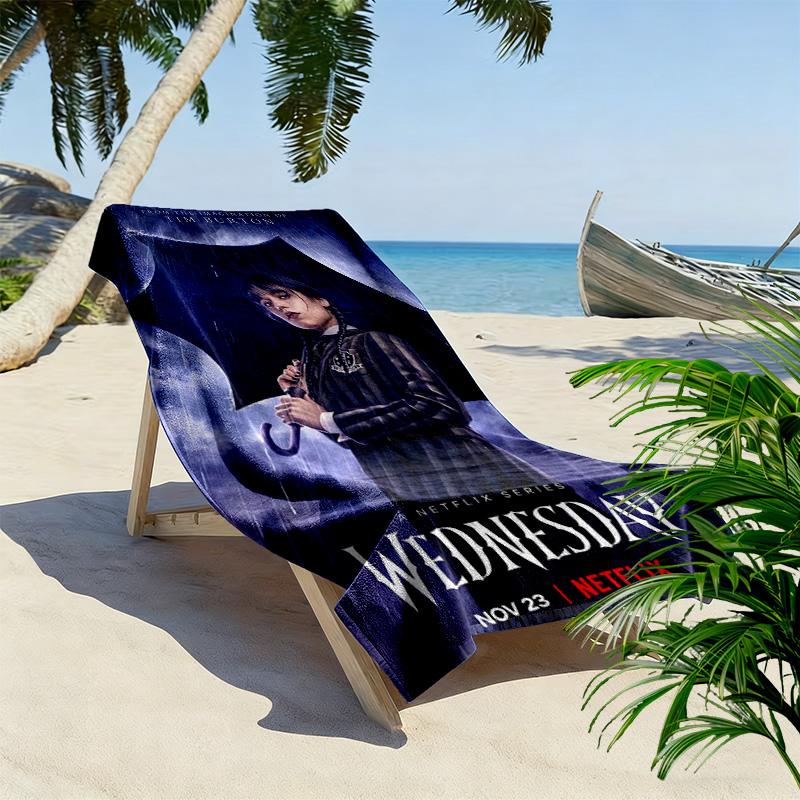 Supernatural Gothic Mystery beach towel Beach towel for vacation photos beach swim Absorbent bath towel Outdoor pool towel beach beach towel Comfort