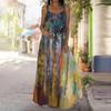 Women's Slip Dress Maxi Long Dress Butterfly Print Dress Spring & Summer Leisure Vacation