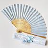 Delicate Packaging Organizers Silk Bamboo Fan Beach Outings Children Girl Boys