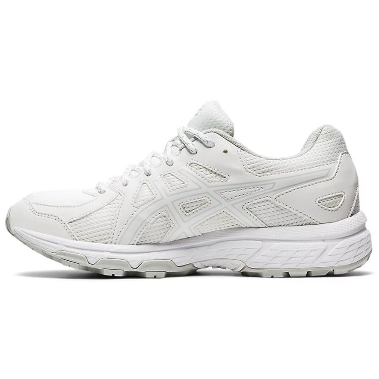 Asics Jog 100 Classic Sports Fabric Synthetic Leather Low Top Running Shoes Women sneaker White 1022A362-100