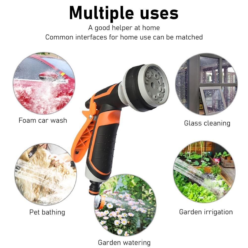 10  Modes Garden Hose Nozzle ABS,Rubber Garden Sprayer Durable Water Hose Sprayer  Flower Watering