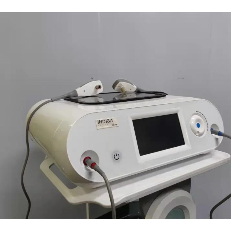 Portable 448KHZ RF Tecar Therapy Machine - RET & CET Diathermy, Body Slimming, Pain Relief, Skin Tightening, INDIBA Deep Care