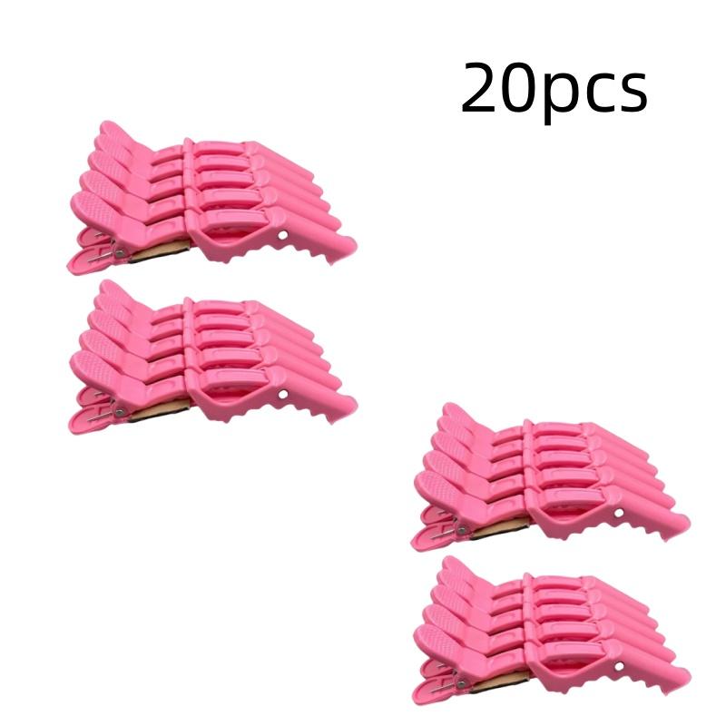 5-30pcs Alligator Hair Clip Plastic Nonslip Hairpin Black Pink Durable Hair Clamp Hairdressing Styling Accessories for Woman Man