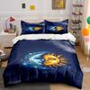 Sun and Moon Motif. Bedding Sets Duvet Cover Sets Duvet Covers Pillowcases(1*Duvet Cover 2*Pillowcases Without Duvet Insert)