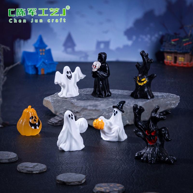 New Halloween grim reaper ghost doll, micro landscape DIY ornament accessories mini desktop ornament