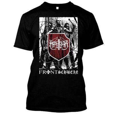Černé unisexové tričko Marduk Frontschwein Band
