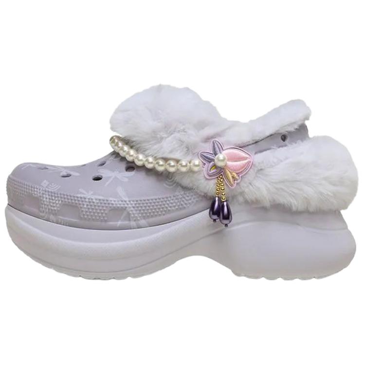 

Crocs Маленький кит Цветущая груша Модные универсальные клоги Женские клоги Туманно-фиолетовый 211977-5PS 34-35