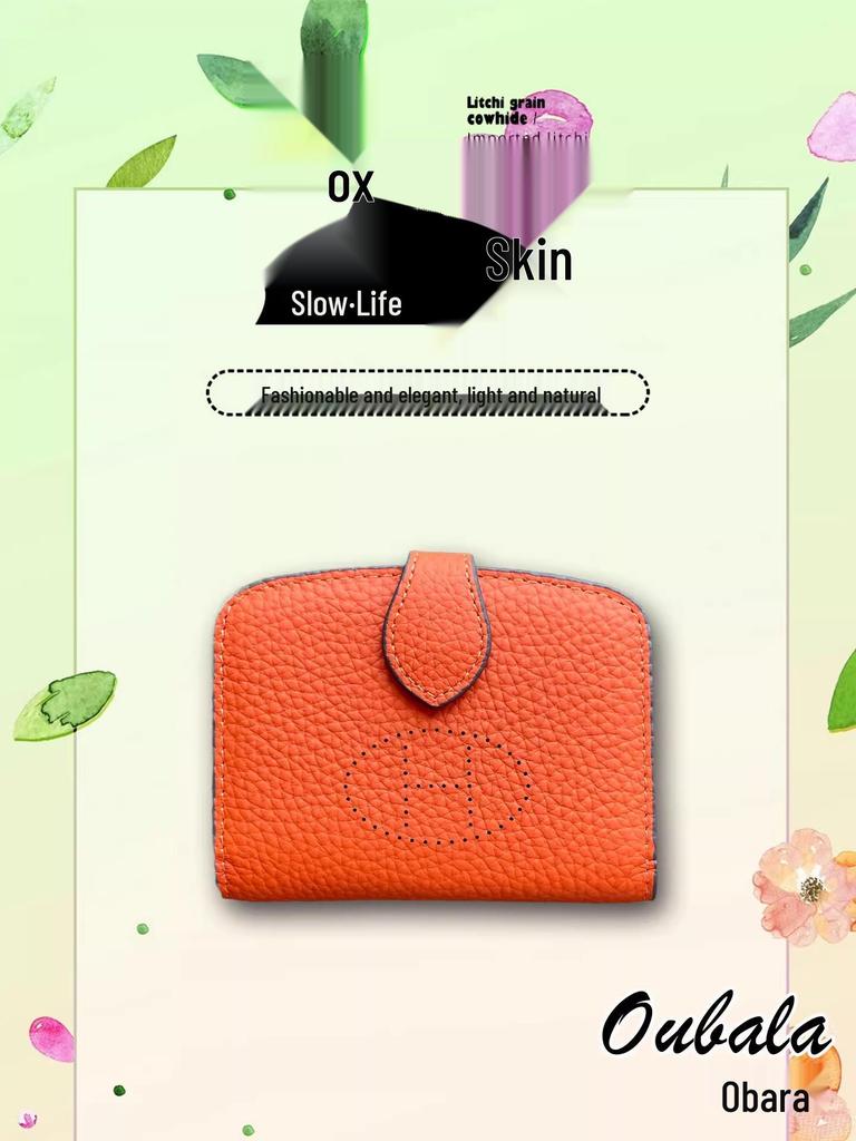 2025 Neu Damen Ultra-Dünn Leder ID- & Führerscheinhülle Organizer