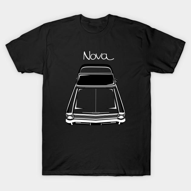 

Men Black Print T-shirt Chevrolet Nova 1966-1967 No-Cut Transfer Paper Print Cotton Tshirt 3XL