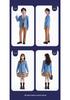 British College Style School Uniform Set – Kindergarten Boys' & Girls' Plaid Suit and Skirt.