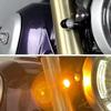 E24 Retro Motorcycle Turn Signal LED Light Flashing Indicator Tail Brake Light 8mm For Harley Yamaha Cafe Racer Bobber Chopper
