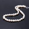 Natural High-Gloss Freshwater Pearl Jewelry Set: Necklace, Earrings, Bracelet DIY Beads