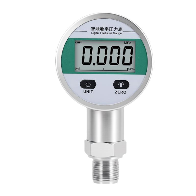60mm Dial Size Stainless Steel Intelligent Digital Display Pressure Gauge High-precision Water Air Pressure Meter ManometER
