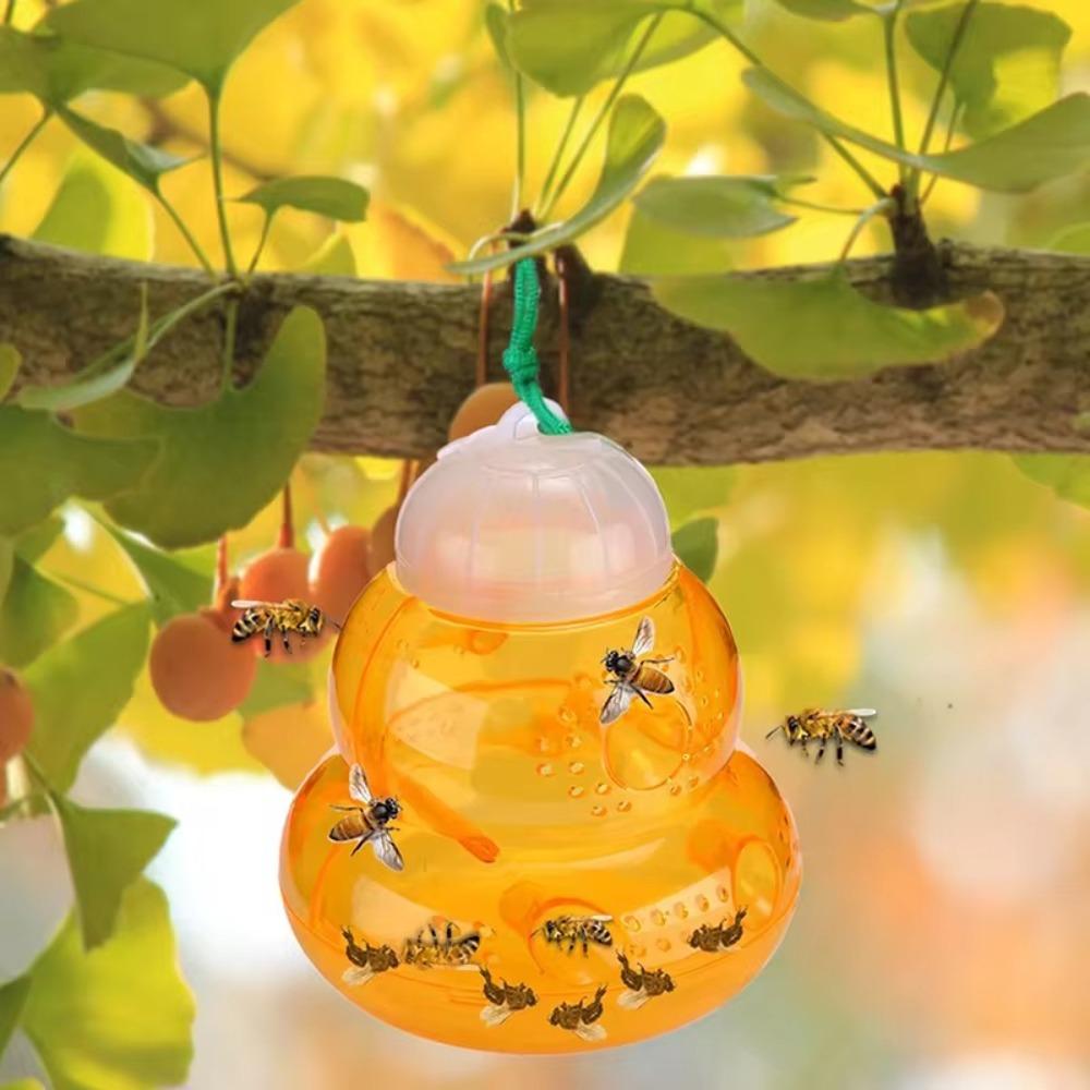 New Outdoor Hanging Bee Traps Catcher Reusable Non-Toxic Wasp Trap Pest Control Farm Yard Supplies Insect Catcher